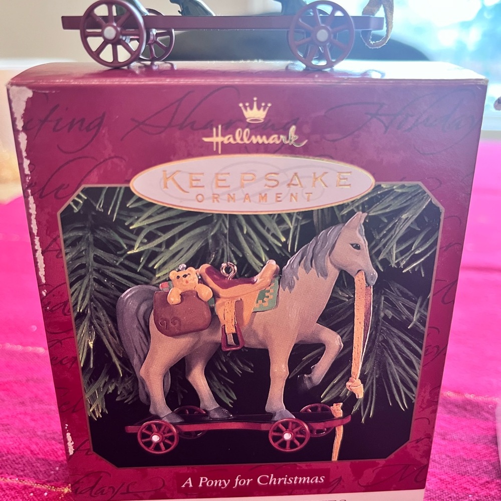 Hallmark Christmas Pony Ornaments - Picture 5 of 8